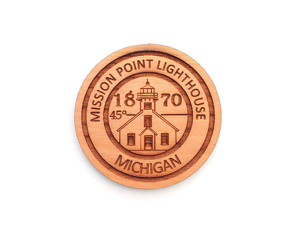 Mission Point 45° Magnet - Nestled Pines