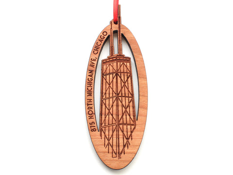 875 N Michigan Ave Chicago Ornament