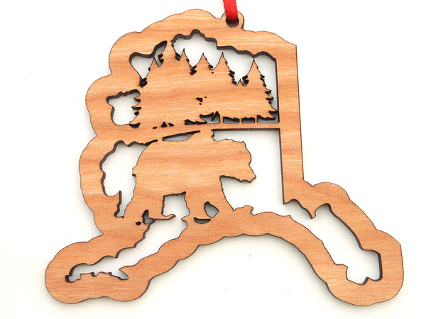 Alaska State Grizzly Bear Insert Ornament