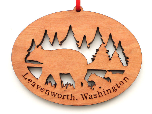 Bear with Cubs Northwoods Ornament