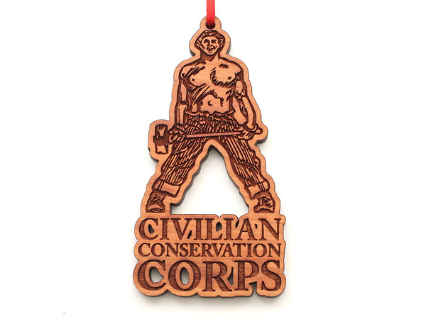 CCC Man with Hammer Ornament