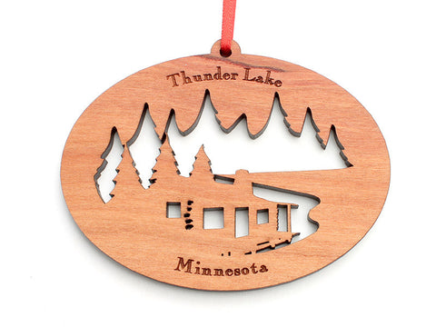 Northwoods Cabin Ornament - Nestled Pines
