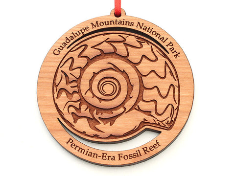 Guadalupe Mountains Fossil Shell Custom Ornament