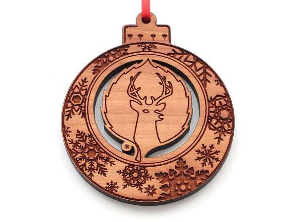 Traditional Globe Logo Insert Ornament