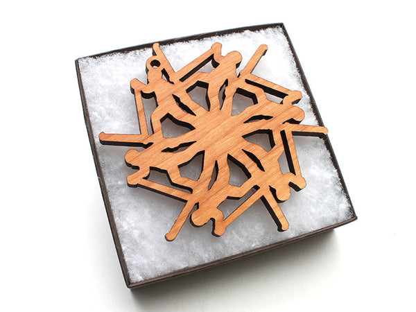 Birkie Cross Country Skier Flake - Nestled Pines