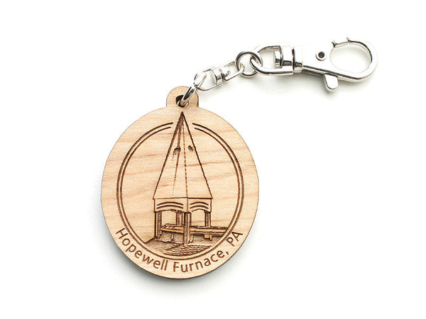 Hopewell Furnace NHS Custom Key Chain - Nestled Pines