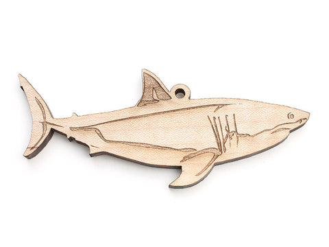 Great White Shark Ornament B - Nestled Pines