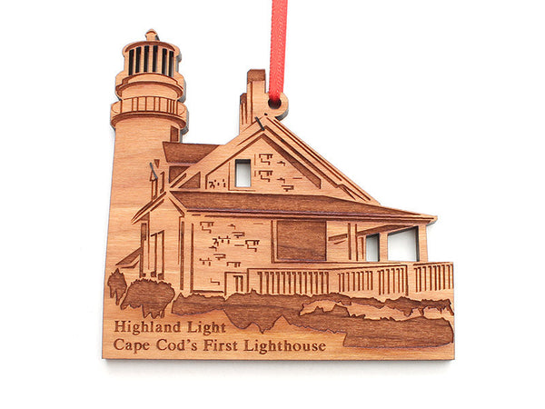 Cape Cod Highland Light Ornament - Nestled Pines