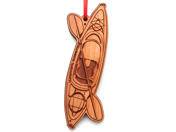 Leavenworth Washington Kayak Ornament