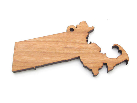 Massachusetts State Ornament - Nestled Pines - 1