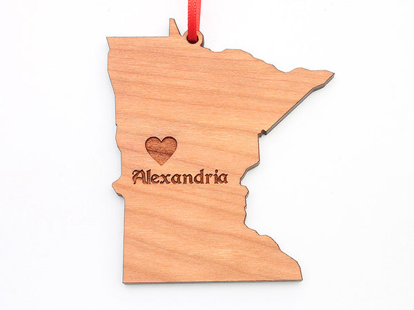 Big Ole Alexandria, Minnesota State Ornament - Nestled Pines