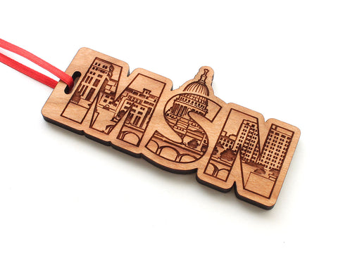 MSN Dane County Regional Airport Madison Wisconsin Luggage Tag