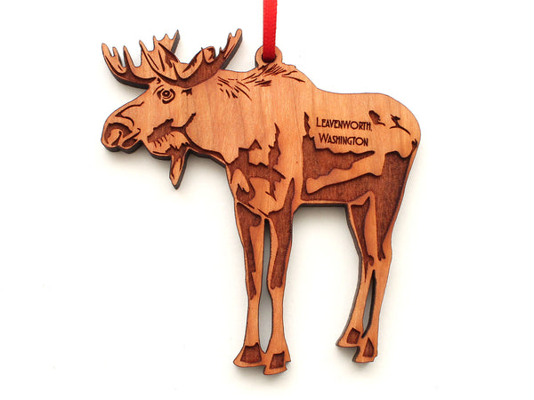 Leavenworth Washington Moose Ornament