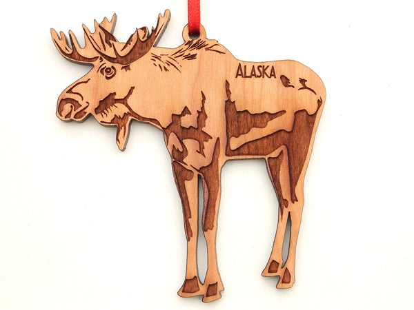 Alaska Moose Ornament