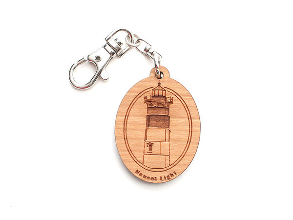 Cape Cod Nauset Light Key Chain - Nestled Pines