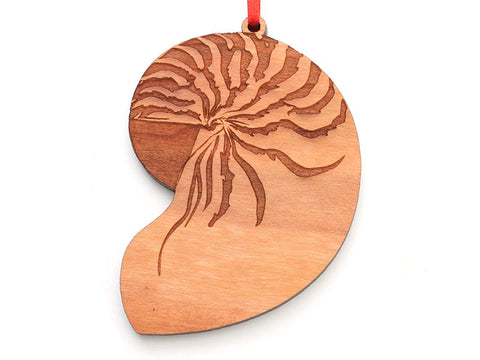 Nautilus Shell Ornament - Nestled Pines