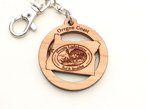 Heceta Lighthouse Oregon Coast State Key Chain