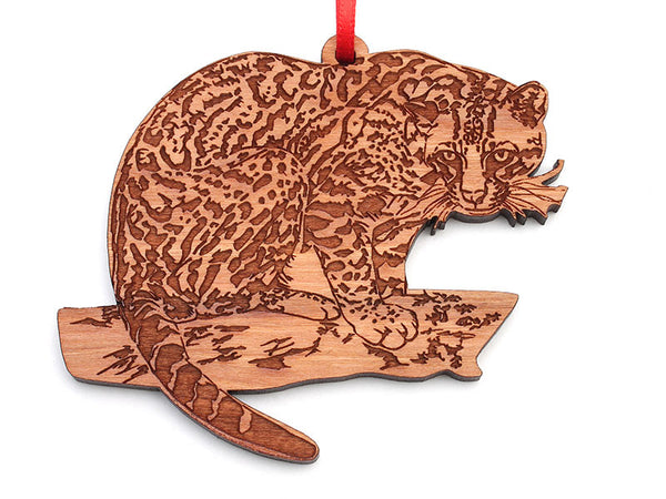 Carolina Tiger Rescue Ocelot Ornament