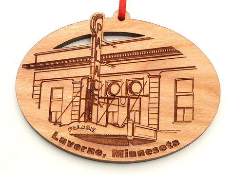 Rock County Historical Society Palace Theater Oval Custom Ornament