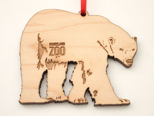 Maryland Zoo Polar Bear Ornament