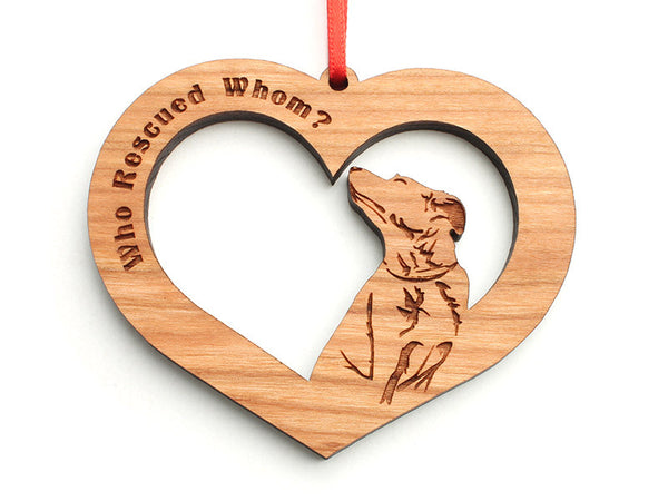 Blue Ridge Rescue Dog Ornament Revised Alt - Nestled Pines