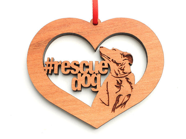 Blue Ridge Rescue Dog Ornament - Nestled Pines