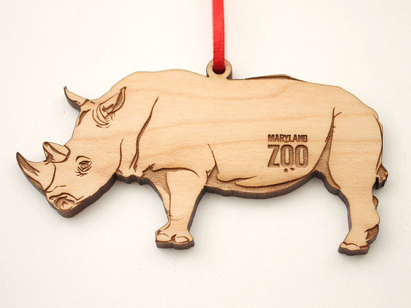 Maryland Zoo Rhinoceros Ornament