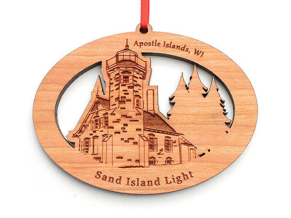 Madeline Island Sand Island Light - Nestled Pines
