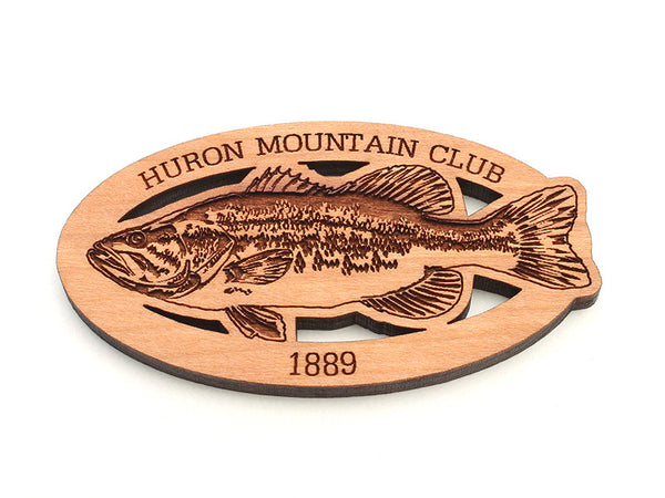 Huron Mountain Largemouth Bass Magnet – Nestled Pines