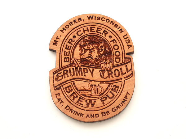 The Grumpy Troll Logo Magnet