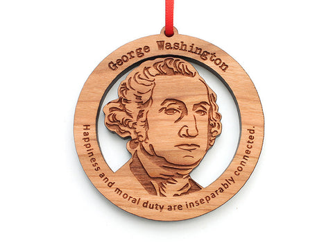 George Washington Ornament - Nestled Pines