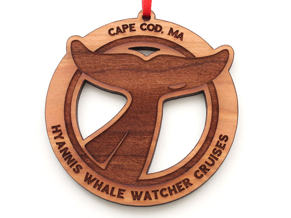 Cape Cod Whale Fluke Ornament