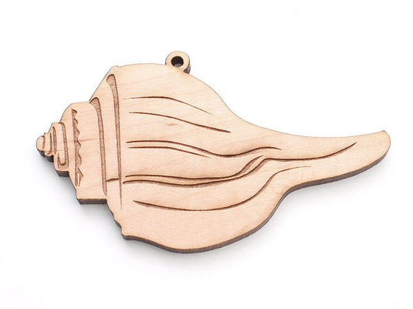 Channeled Whelk Ornament - Nestled Pines
