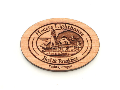 Heceta Lighthouse Logo Magnet - Yachats Oregon