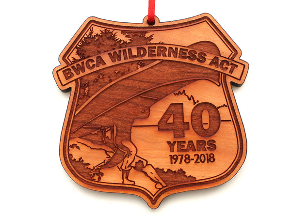 Superior National Forest 40 Year Portage Badge Ornament