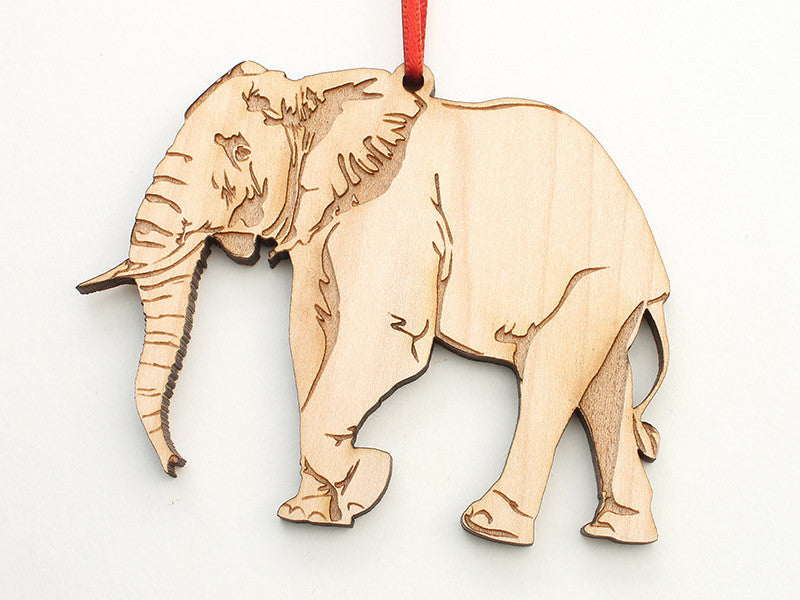 African Elephant Ornament – Nestled Pines
