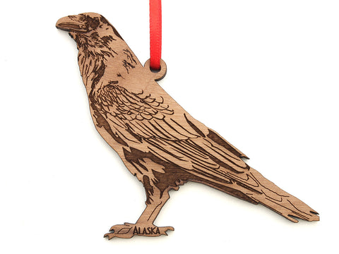 Alaska Raven Ornament