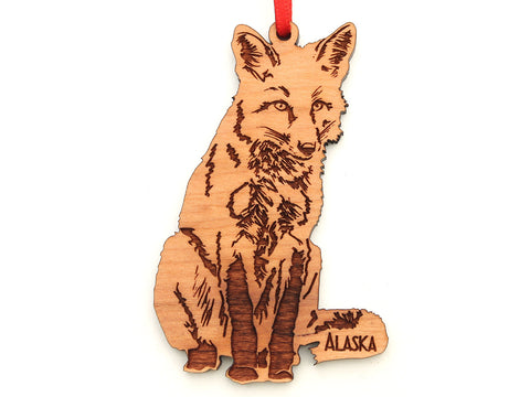 Alaska Red Fox Ornament