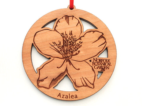 Norfolk Botanical Garden Azalea B Flower Ornament