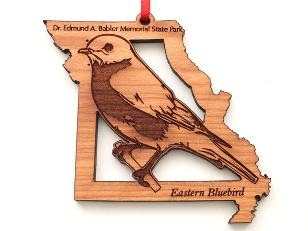 Babler Park Missouri Eastern Bluebird Insert Ornament