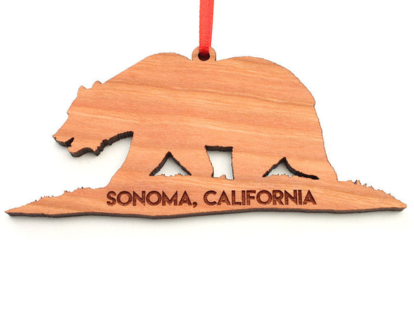 Solano Mission California Bear Ornament