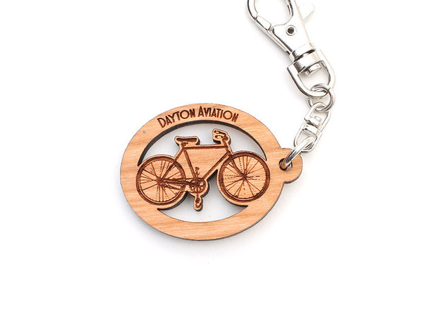 Dayton Aviation Van Cleve Bicycle Custom Key Chain - Nestled Pines