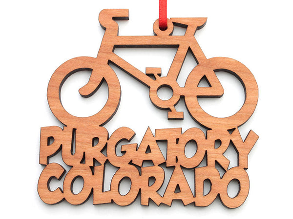 Purgatory Bike Text Ornament