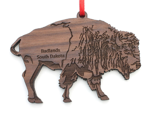 Badlands South Dakota Bison Ornament