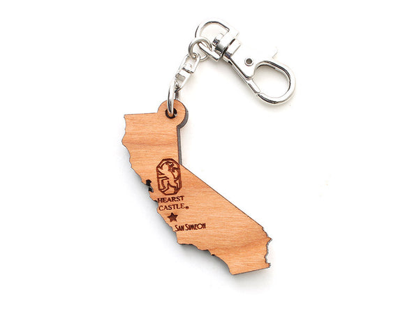 Hearst Castle California State Key Chain - Nestled Pines