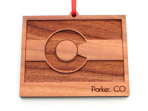 Parker Shoppes State Flag Ornament