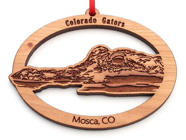 Colorado Gators Alligator Oval Ornament
