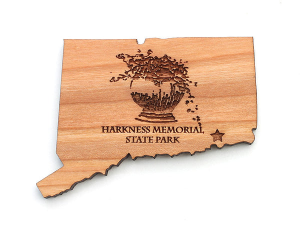 Harkness Memorial State Park Connecticut State Logo Magnet
