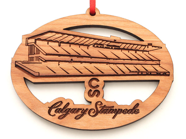 Calgary Stampede Grand Stand Oval Ornament Alt