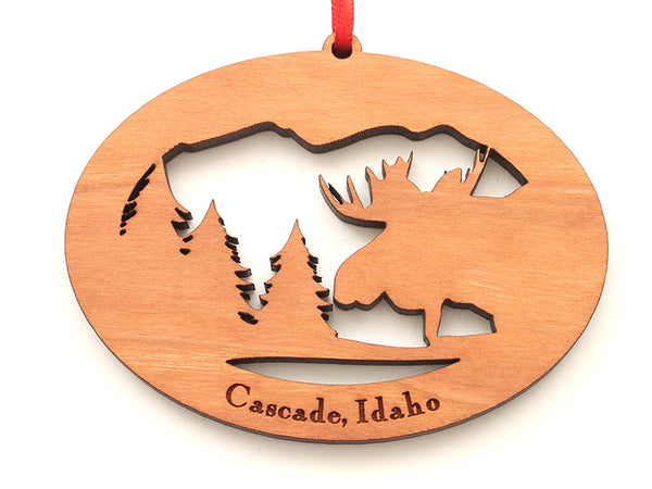 High Mountain Decor Northwoods Moose Ornament